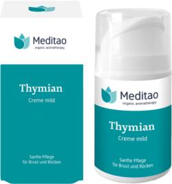MEDITAO Thymiancreme mild 50 ml von TAOASIS GmbH Natur Duft Manufaktur