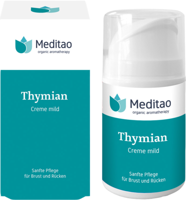 MEDITAO Thymiancreme mild 50 ml von TAOASIS GmbH Natur Duft Manufaktur