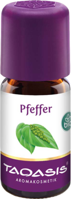 PFEFFER�L schwarz Bio 5 ml von TAOASIS GmbH Natur Duft Manufaktur