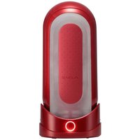Masturbator 'Flip 0 (Zero) Red Warmer Package“ plus Heizstab | Tenga von TENGA
