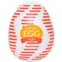 Tenga-Ei Masturbator 'Egg Tube“ mit gerippter Wellen-Struktur von TENGA