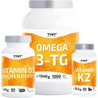 TNT O3-D3-K2 Sparbundle - mit Omega 3, Vitamin D3 und Vitamin K2 von TNT