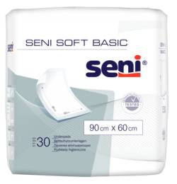SENI Soft Basic Bettschutzunterlage 60x90 cm 30 St von TZMO Deutschland GmbH