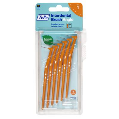 TEPE Angle Interdentalbürste 0,45mm orange von TePe D-A-CH GmbH