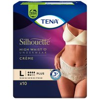 Tena Silhouette Plus Creme L Inkontinenz Pants von Tena