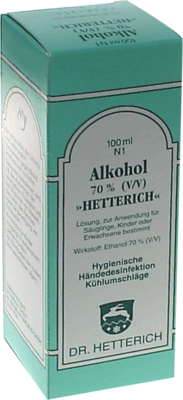 ALKOHOL 70% V/V Hetterich 100 ml von Teofarma s.r.l.