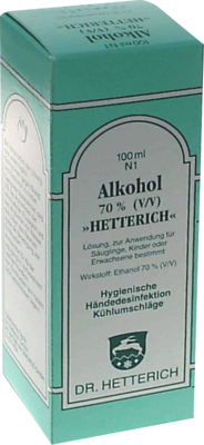 ALKOHOL 70% V/V Hetterich 500 ml von Teofarma s.r.l.