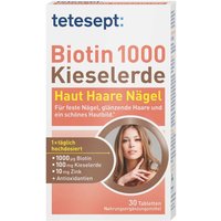Tetesept Biotin 1000 + Kieselerde Filmtabletten von Tetesept