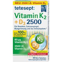 Tetesept Vitamin K2+D3 2500 Tabletten von Tetesept