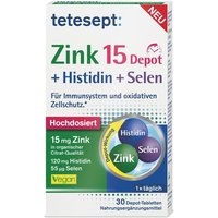 tetesept® Zink 15 Depot + Histidin + Selen von Tetesept