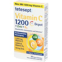 tetesept: Vitamin C 1200 Depot + Zink + D3 von Tetesept