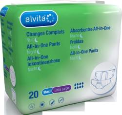 ALVITA All-in-One Inkontinenzhose maxi xl Nacht von The Boots Company PLC