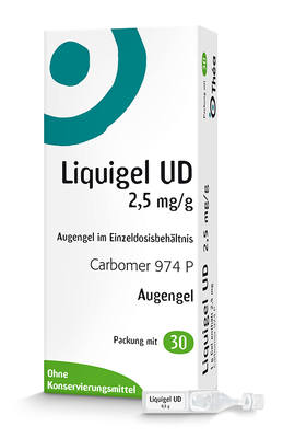 LIQUIGEL UD 2,5mg/g Augengel i.Einzeldosisbeh. 30X0.5 g von Thea Pharma GmbH