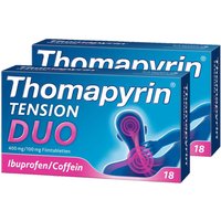 Thomapyrin® Tension DUO bei Kopfschmerzen: Ibuprofen/Coffein von Thomapyrin