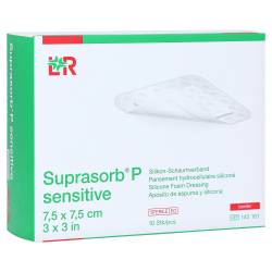 "SUPRASORB P sensitive PU-Schaumv.border 7,5x7,5cm 10 Stück" von "ToRa Pharma GmbH"