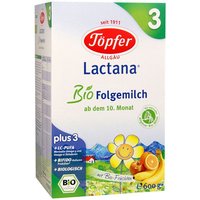 Töpfer Lactana Bio 3 Folgemilch ab dem 10. Monat von Töpfer