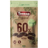 Torras Dark Chocolate Drops with Stevia von Torras