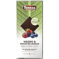 Torras Dark&Forest Fruits Chocolate with Stevia von Torras