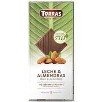 Torras Milk&Almonds Chocolate with Stevia von Torras