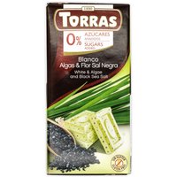 Torras White&Algae and Black Sea Salt Chocolate von Torras