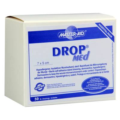 "DROP med 5x7 cm Wundverband steril Master Aid 50 Stück" von "Trusetal Verbandstoffwerk GmbH"