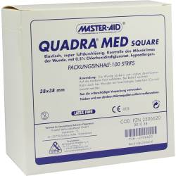 QUADRA MED square 38x38 mm Strips Master Aid 100 St Pflaster von Trusetal Verbandstoffwerk GmbH