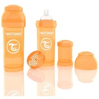 Twistshake Anti-Kolik Trinkflasche mit Silikonsauger und Milchpulverportionierer 260ml von Twistshake Deutschland