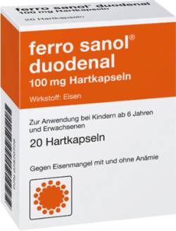FERRO SANOL duodenal Hartkaps.m.msr.�berz.Pell. 20 St von UCB Pharma GmbH