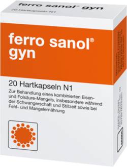 FERRO SANOL gyn Hartkaps.m.msr.�berz.Pellets 20 St von UCB Pharma GmbH