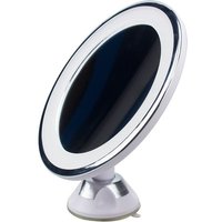 Uniq Runder Spiegel mit LED-Licht und Saugnapf x10 Vergrößerungsspiegel - Weiß von UNIQ