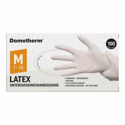DOMOTHERM Unt.Handschuhe Latex unsteril pf M wei� 100 St von Uebe Medical GmbH