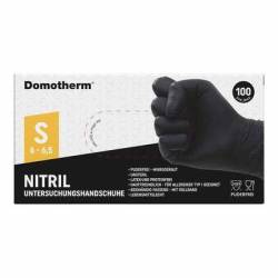 DOMOTHERM Unt.Handschuhe Nitril unste.pf S schw. 100 St von Uebe Medical GmbH