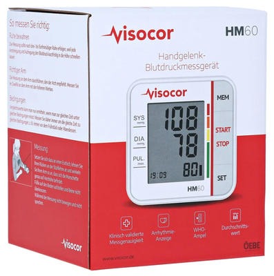 VISOCOR Handgelenk Blutdruckmessger�t HM60 1 St von Uebe Medical GmbH