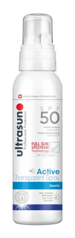 ultrasun Active Transparent Spray SPF 50 von Ultrasun AG