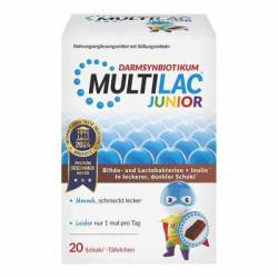 MULTILAC Darmsynbiotikum Junior T�felchen 100 g von Unilab GmbH
