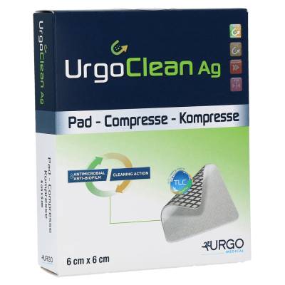 "URGOCLEAN Ag Kompressen 6x6 cm steril 10 Stück" von "Urgo GmbH"