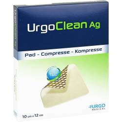 URGOCLEAN Ag Vlieskomp.10x12 cm steril 10 St Verband von Urgo GmbH