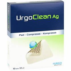 URGOCLEAN Ag Vlieskomp.10x12 cm steril 20 St Verband von Urgo GmbH