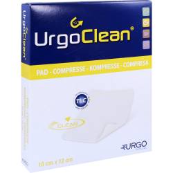 URGOCLEAN Kompresse 10x12 cm 10 St Kompressen von Urgo GmbH