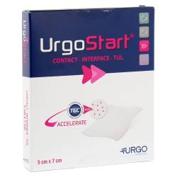 URGOSTART Tül 5x7 cm 10 St Wundgaze von Urgo GmbH