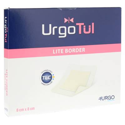 "URGOTÜL Lite Border 8x8 cm Verband 10 Stück" von "Urgo GmbH"