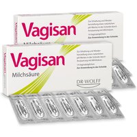 Vagisan Milchsäure: Zäpfchen zur Stabilisierung des natürlichen vaginalen pH-Werts von Vagisan
