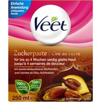 Veet Zuckerpaste mit Arganöl, geeignet zur Haarentfernung am Körper & den Beinen von Veet