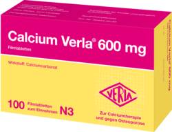 CALCIUM VERLA 600 mg Filmtabletten 100 St von Verla-Pharm Arzneimittel GmbH & Co. KG