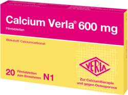CALCIUM VERLA 600 mg Filmtabletten 20 St von Verla-Pharm Arzneimittel GmbH & Co. KG