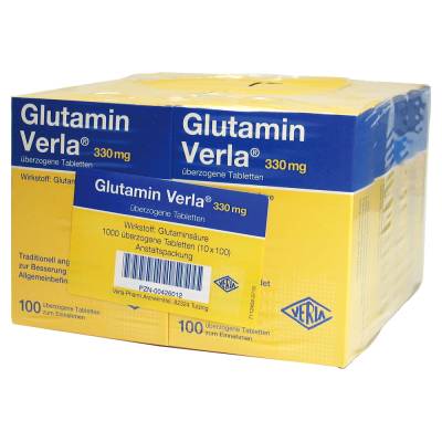"GLUTAMIN VERLA überzogene Tabletten 1000 Stück" von "Verla-Pharm Arzneimittel GmbH & Co. KG"
