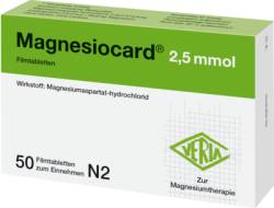 MAGNESIOCARD 2,5 mmol Filmtabletten 50 St von Verla-Pharm Arzneimittel GmbH & Co. KG