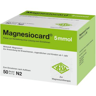 MAGNESIOCARD 5 mmol Plv.z.Her.e.Lsg.z.Einnehmen von Verla-Pharm Arzneimittel GmbH & Co. KG