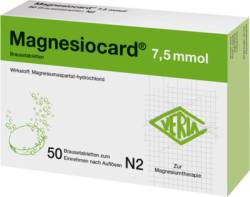 MAGNESIOCARD 7,5 mmol Brausetabletten 50 St von Verla-Pharm Arzneimittel GmbH & Co. KG