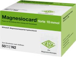 MAGNESIOCARD forte 10 mmol Plv.z.Her.e.Lsg.z.Einn. 50 St von Verla-Pharm Arzneimittel GmbH & Co. KG